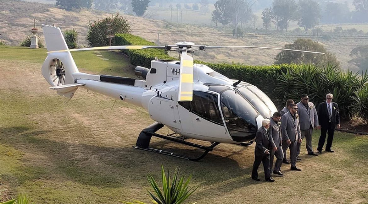 Brisbane Wedding Venue with Helicopter Arrivals